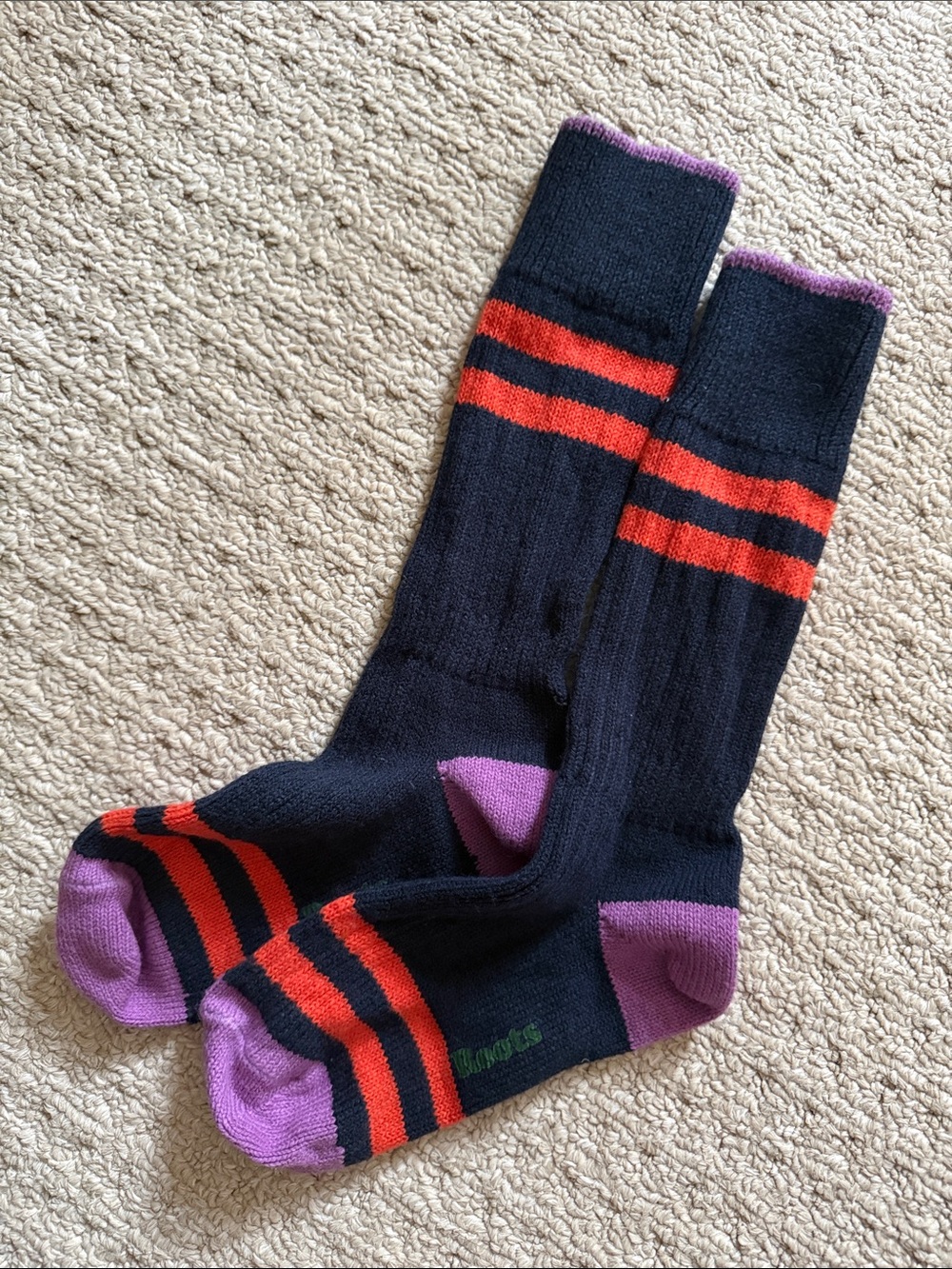 Roots Black Cozy Socks